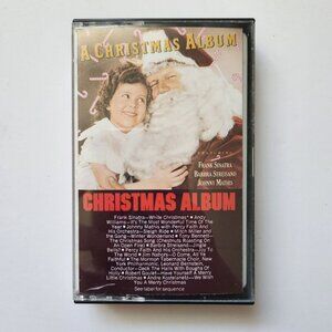 A Christmas Album Cassette Tape Featuring Frank Sinatra Barbra Streisand Johnny